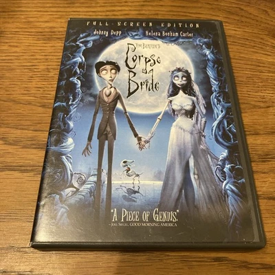 Tim Burtons Corpse Bride (DVD, 2006, Full Screen) Foto 1 de 4