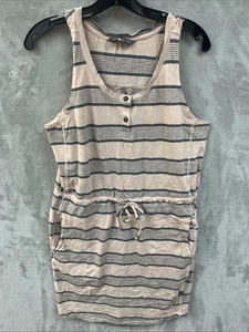 The North Face Kleid Damen L rosa gestreift Kordelzug Taschen Küste Urlaub - Bild 1 von 7