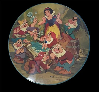 Snow White And The Seven Dwarves Vinyl Picture Disc LP (1980) Foto 1 de 4