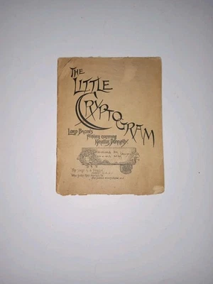 The Little Cryptogram Ignatius Donnelly Bacon Shakespeare 1888 - Imagem 1 de 4