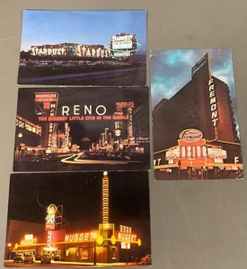 # T5792 NEVADA CASINOS POSTKARTEN LOT, 4 DIF. KARTEN - Bild 1 von 2