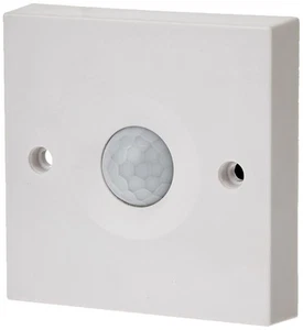 PIR Mains Switch – Motion Sensor Wall Switch, Switched, White, 230V - Picture 1 of 3