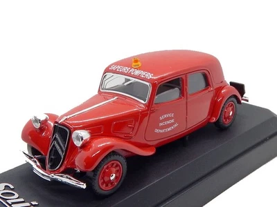 Citroën Traction 11B Pompiers SOLIDO - Photo 1/2