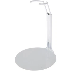 Plymor DSP-4125W White Doll Stand, fits 7" - 9" Slim Waist Dolls/Action Figures - Picture 1 of 7