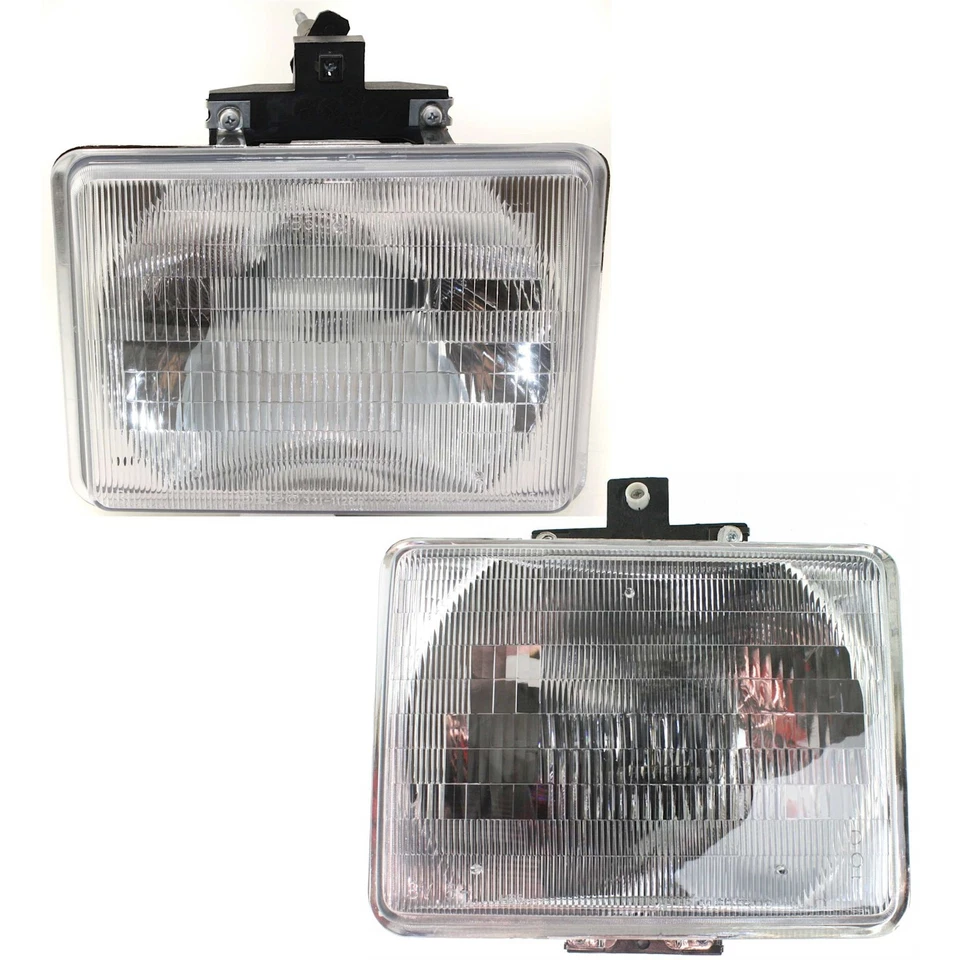 Faros laterales para conductor y pasajero para Ford Aerostar 1992-1997 halógenos con bombillas Foto 1 de 4