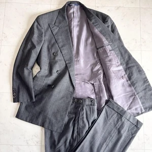 Polo Ralph Lauren Setup Anzug gestreift doppelt Wolle Made in Japan - Bild 1 von 12
