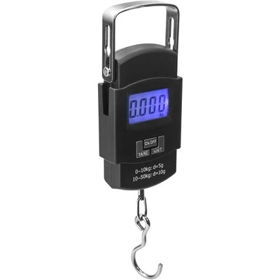 Gepäckwaage 50kg Digitale Tragbare Kofferwaage Handheld Schwarz Smart - Bild 1 von 4
