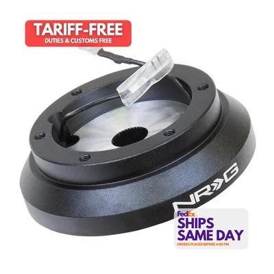 Nrg Innovation SRK-100H, un buje de dirección de aluminio negro corto para Subaru / Mit Foto 1 de 4