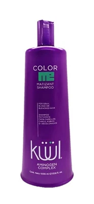 2 PK Kuul Purple Shampoo Matizante FOR GREY BLONDE BLEACHED HAIR 1000ml- 33.8oz - Image 1 of 4