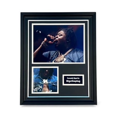 Bigxthaplug 'I Hope You're Happy' SIGNED Handmade Photo Display & COA Autograph - Image 1 of 4