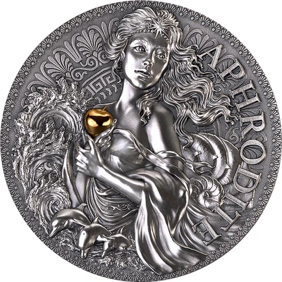 Great Greek Mythology Aphrodite  2 Oz Silber Münze 2022 Limitiert auf 500 Stück - Bild 1 von 4