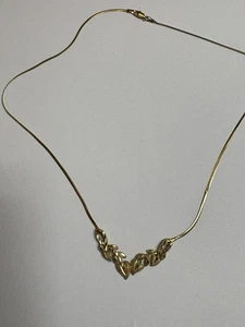 10 Karat Gelbgold Damen Halskette 18” Länge 3,0 Gramm - Bild 1 von 7