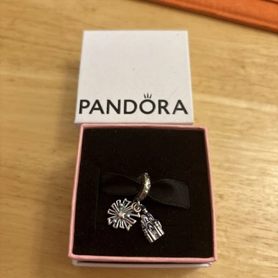Disney Pandora Castle And Firework Charm  - Image 1 of 3