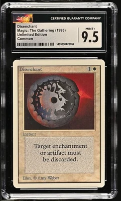 DISENCHANT Unlimited C CGC 9.5 MTG [Nostalgium] - Image 1 of 2