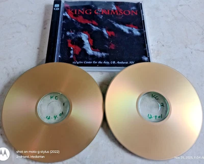 2001 KING CRIMSON JOHN PAUL JONES LIVE BUFFALO ARTS AMHERST NEW YORK FOSTEX CDs - Image 1 of 4