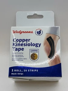 Cinta de kinesiología de cobre Walgreens 1 rollo 20 tiras - Imagen 1 de 5