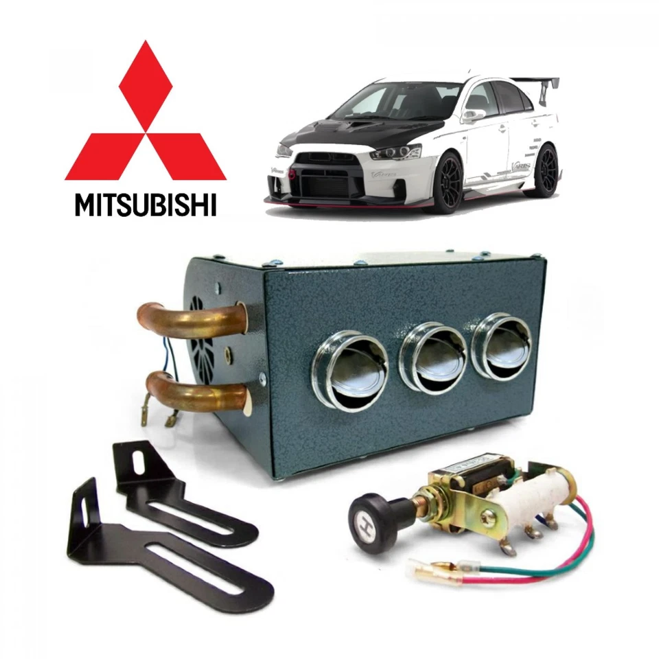Conjunto de caja calefactora cabina auxiliar Mitsubishi bajo tablero compacto VR4 lancer OZ Evo Foto 1 de 4