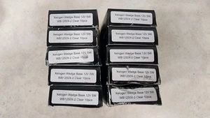 Wedge Base T5 12 Volt 5 Watt Clear Bulbs (100pcs) - Picture 1 of 5