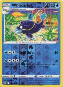 Whiscash Uncommon SWSH10: Astral Radiance 036/189 NM Reverse Holo - Picture 1 of 2