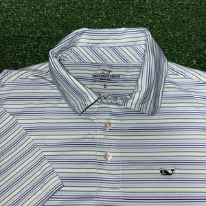 Boys Vineyard Vines Sankaty Performance Polo Shirt Youth Large 16 - Picture 1 of 7