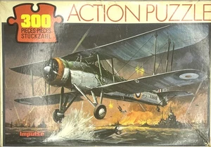 1976 Lesney Products & Co 300-teiliges Fairey Swordfish Action Puzzle, vollständig - Bild 1 von 3