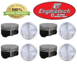(8) GM CHEVROLET 5.3 GENIII GENIV NEW ENGINETECH DISH TOP PISTONS P5037 - Bild 1 von 3
