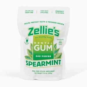 Zellie's | Goma de mascar 100 % xilitol sin azúcar menta verde | Sabor menta verde (... - Imagen 1 de 5