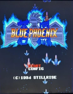 Tirador Doujin Blue Phoenix 1994 para X68000 raro japonés STG de STILLRISE - Imagen 1 de 24