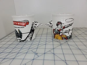 pair of 2 SHANKY'S WHIP Ostrich coffee mugs Ireland Shanky & Shireman - Picture 1 of 10