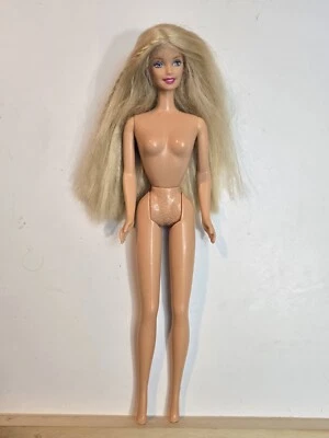 2000 年代芭比娃娃长丝滑光滑头发清洁 4 Ooak VGUC C179 — 第 1/4 张图片