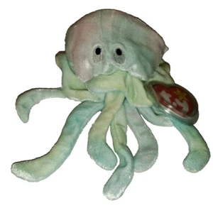 Ty Beanie Baby - GOOCHY the Jellyfish 7.5" NEW MWMTs Stuffed Animal Plush Toy - Picture 1 of 9