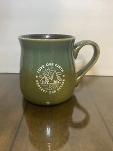 Love Our Earth Protect Our Future Oversized COFFEE MUG 22oz Pottery Ceramic - Picture 1 of 6