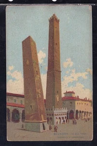 Cartolina Bologna Le Due Torri Asinelli e Grisenda H557 - Picture 1 of 1