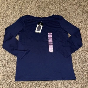 Rafaella Women's Bell Sleeve Boatneck Drapey French Terry Knit Top Navy Small - Picture 1 of 6