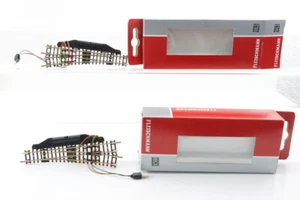 N FLEISCHMANN 122261 22263 elektrische Weiche links rechts Konvolut OVP N31 - Bild 1 von 2