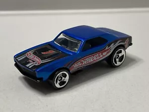 Hot Wheels 2002 Mainline #139 Spectraflame Blue ‘67 Camaro 3 Spoke Wheels LOOSE - Picture 1 of 9