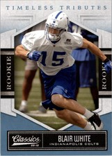 2010 Classics Timeless Tributes Platinum #111 Blair White /25 - NM-MT