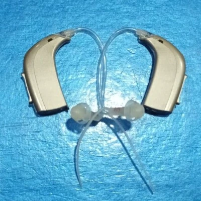 2 - Oticon Synergy HA With new Thin Tubes And Domes - Free Programming - Image 1 of 2