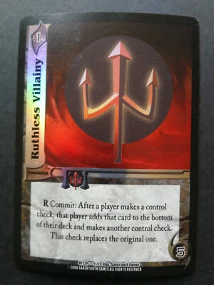 Universal Fighting System UFS2P 11/12 Ruthless Villainy Foil U/P - Image 1 of 2