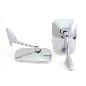 Peugeot Classic Retro 104 202 203 204 304 402 403 404 Chrome Fender Doors Mirror - Foto 1 di 6