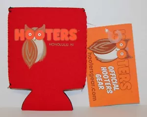 Red Hooters Bier Koozie Dosenkühler Coozie - Honolulu, HI - Neu mit Etikett! - Bild 1 von 2