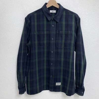 Camisa a Cuadros Invictated Abotonada Algodón Pesado Manga Larga Talla Mediana Foto 1 de 4