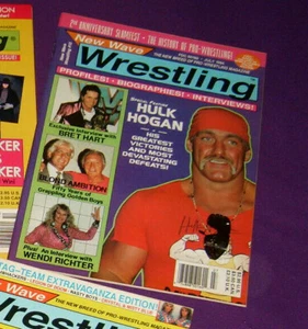 New Wave Wrestling No. 13 (July 1994) Bret, Wendi Richter, Hulk Hogan - NM Copy - Picture 1 of 2