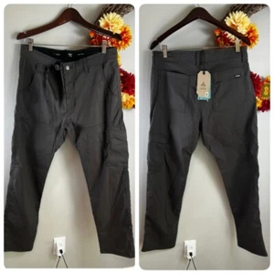 Pantalón recto repelente al agua prAna Stretch Zion™ 34"W/30"L en hierro oscuro - Imagen 1 de 9