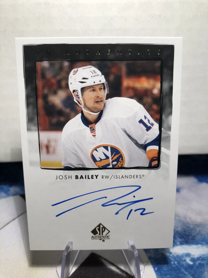 2022-23 Upper Deck SP Authentic UD Authentics Auto #UDA-JB Josh Bailey - Image 1 of 2