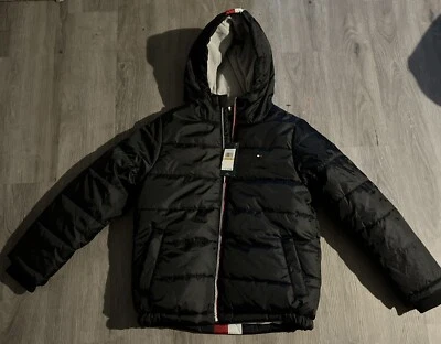 CHAQUETA ACOLCHADA CON LOGO HILFIGER NIÑOS (8) TOMMY HILFIGER NUEVA CON ETIQUETAS Foto 1 de 4