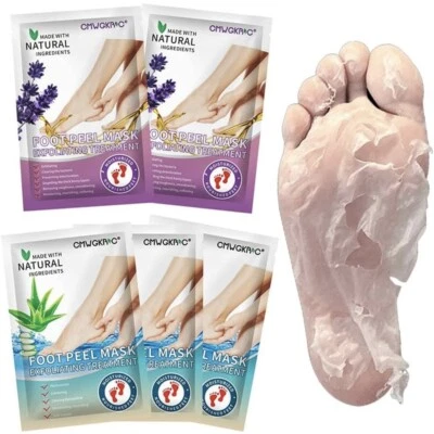 5 Pack Foot Peeling Mask,Exfoliator Peel Off Calluses Dead Skin Callus...  - Image 1 of 4