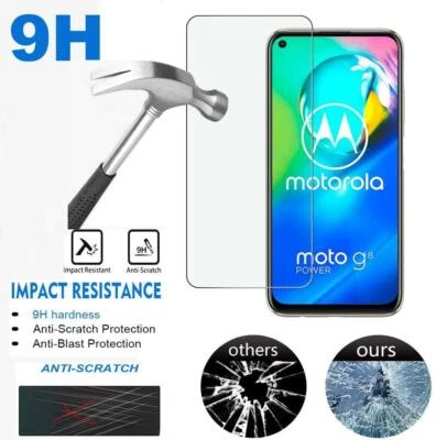 Protector de pantalla de vidrio templado resistente para Motorola Moto G8 Power XT2041 Foto 1 de 4