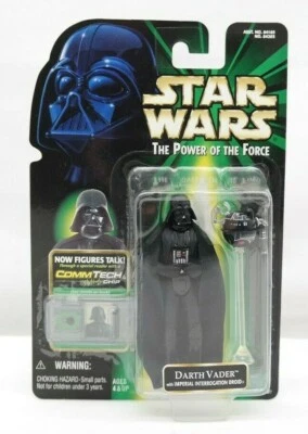 Star Wars Power of the Force Дарт Вейдер с Имперским Допросом Дроид Commtech - Изображение 1 из 4