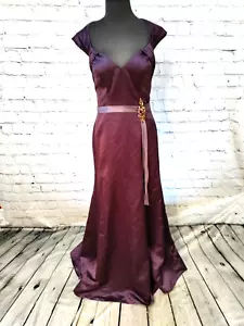 F120 LIZ FIELDS 311 Gr. 10 PFLAUME FORMELL BRAUTJUNGFER PARTY ABSCHLUSSBALLKLEID - Bild 1 von 11